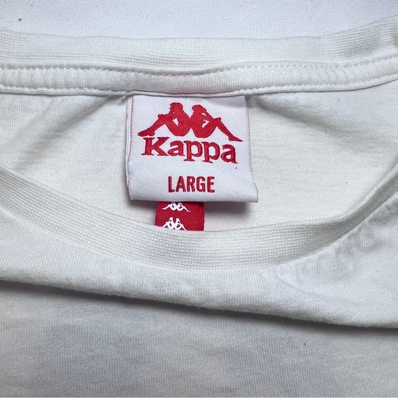 Kappa White T-shirt - Size Large - Picture 5 of 7